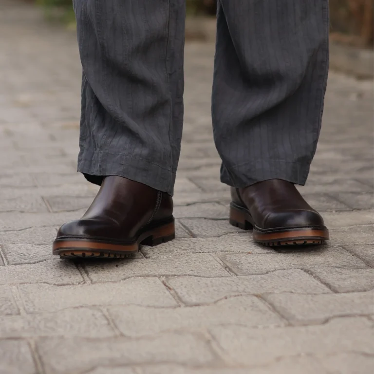 leather boots for men