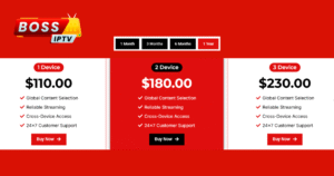 Boss IPTV Pricing and What Makes It Worth the Cost