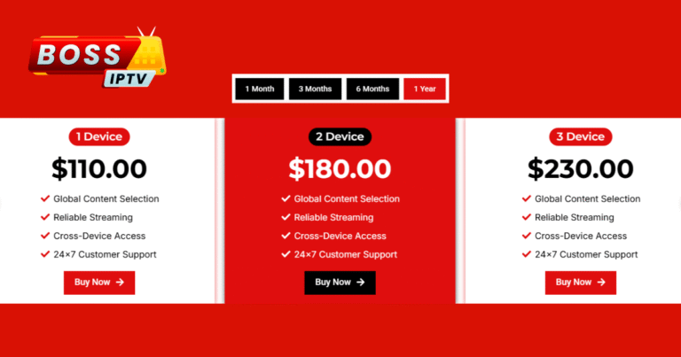 Boss IPTV Pricing and What Makes It Worth the Cost