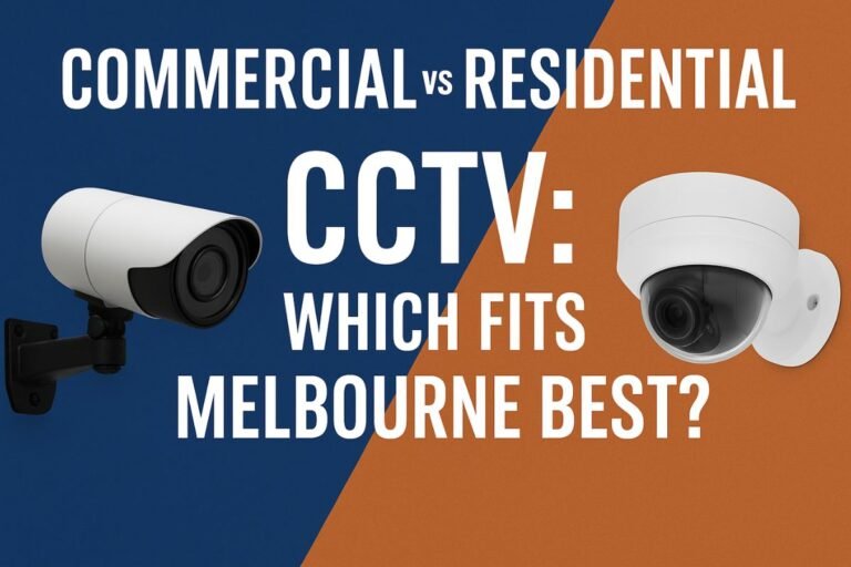 Commercial vs Residential CCTV: Which Fits Melbourne Best?