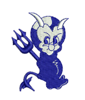 Blue Devil Embroidery