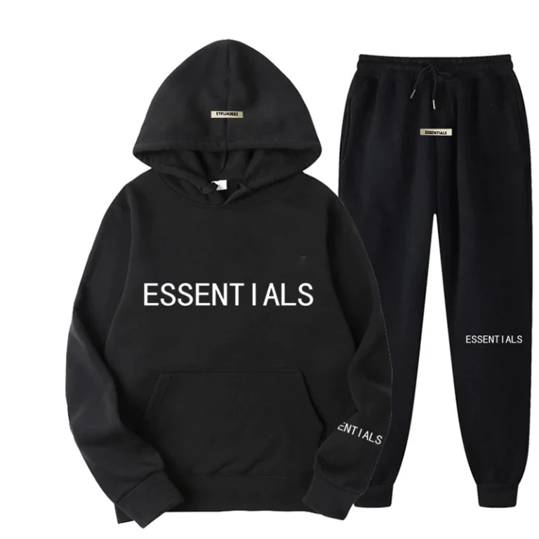 Black Essentials TracksuitBlack Essentials Tracksuit