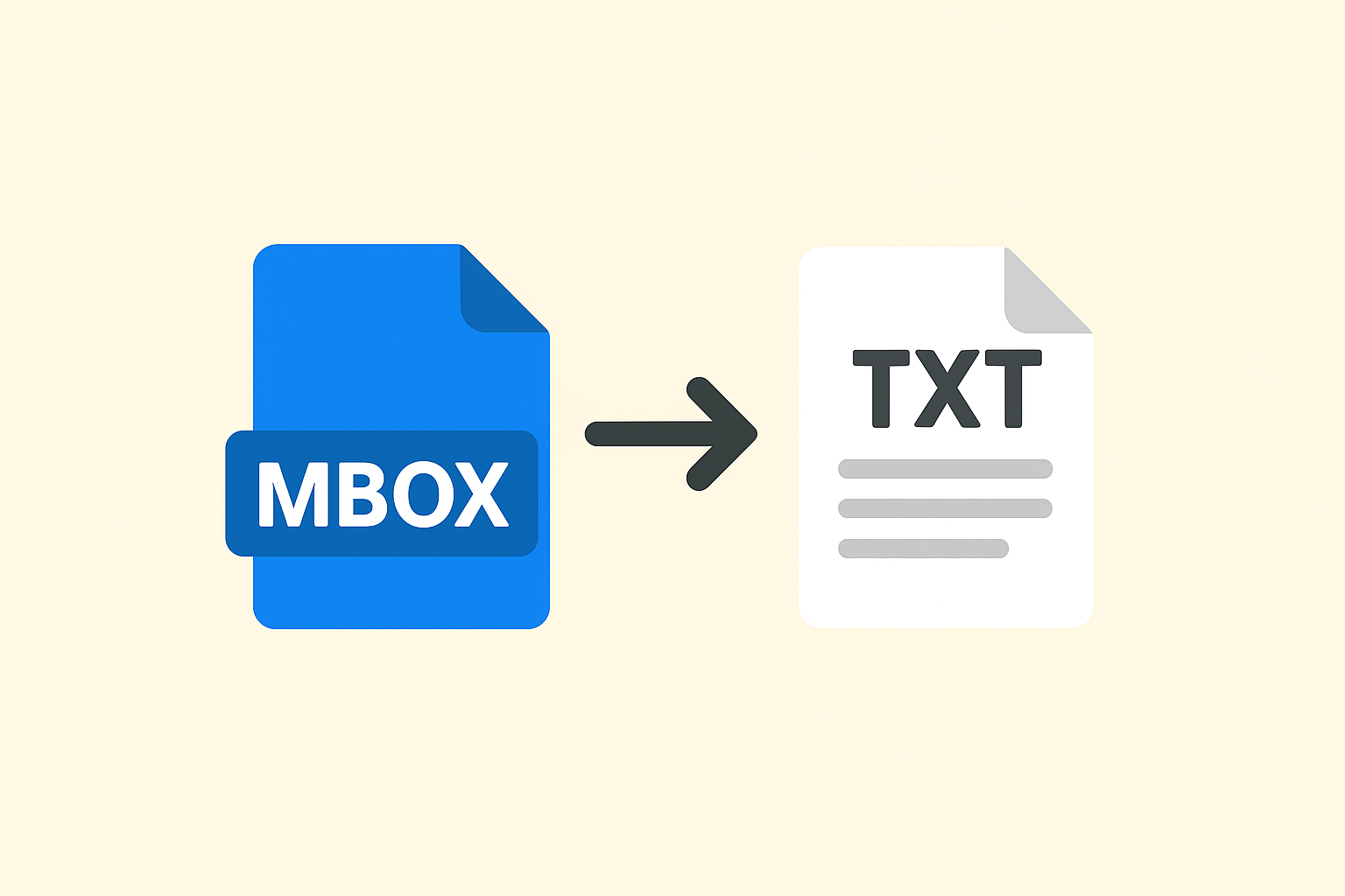 export mbox to txt