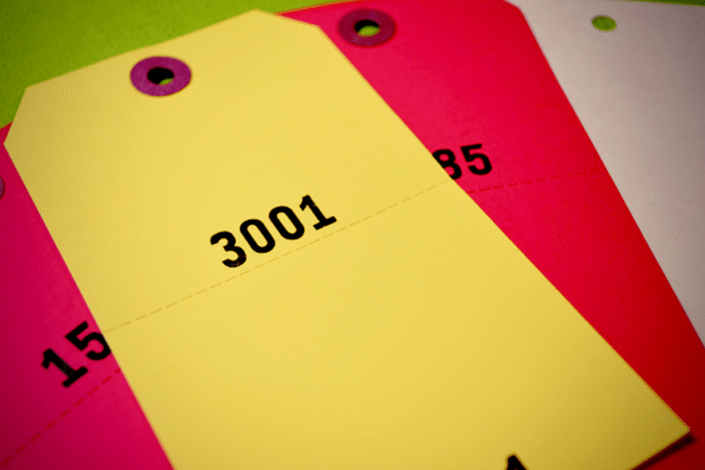 Custom Tear Off Tags