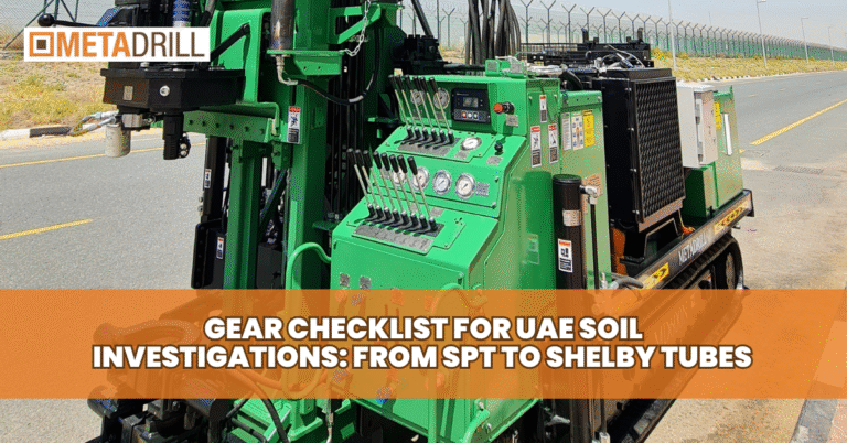Gear Checklist for UAE Soil Investigations: From SPT to Shelby Tubes 