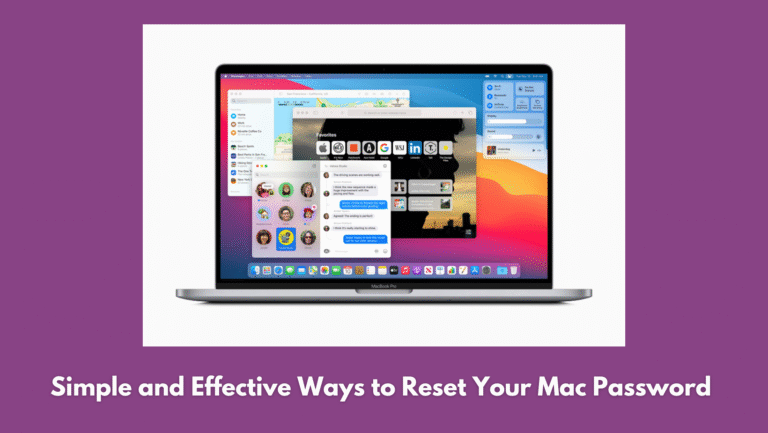 reset mac password