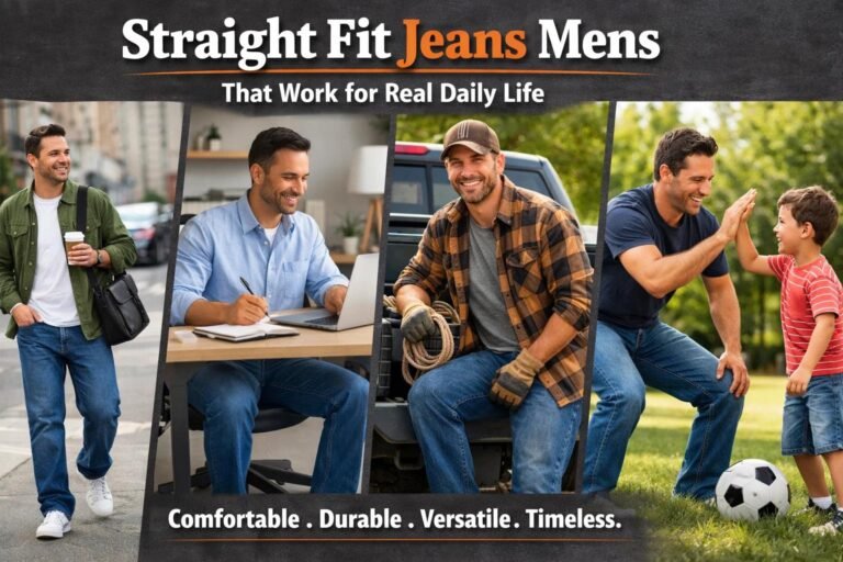 Straight Fit Jeans Mens That Work for Real Daily Life - Mehar